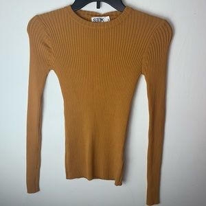 LF seek the label long sleeve ribbed top